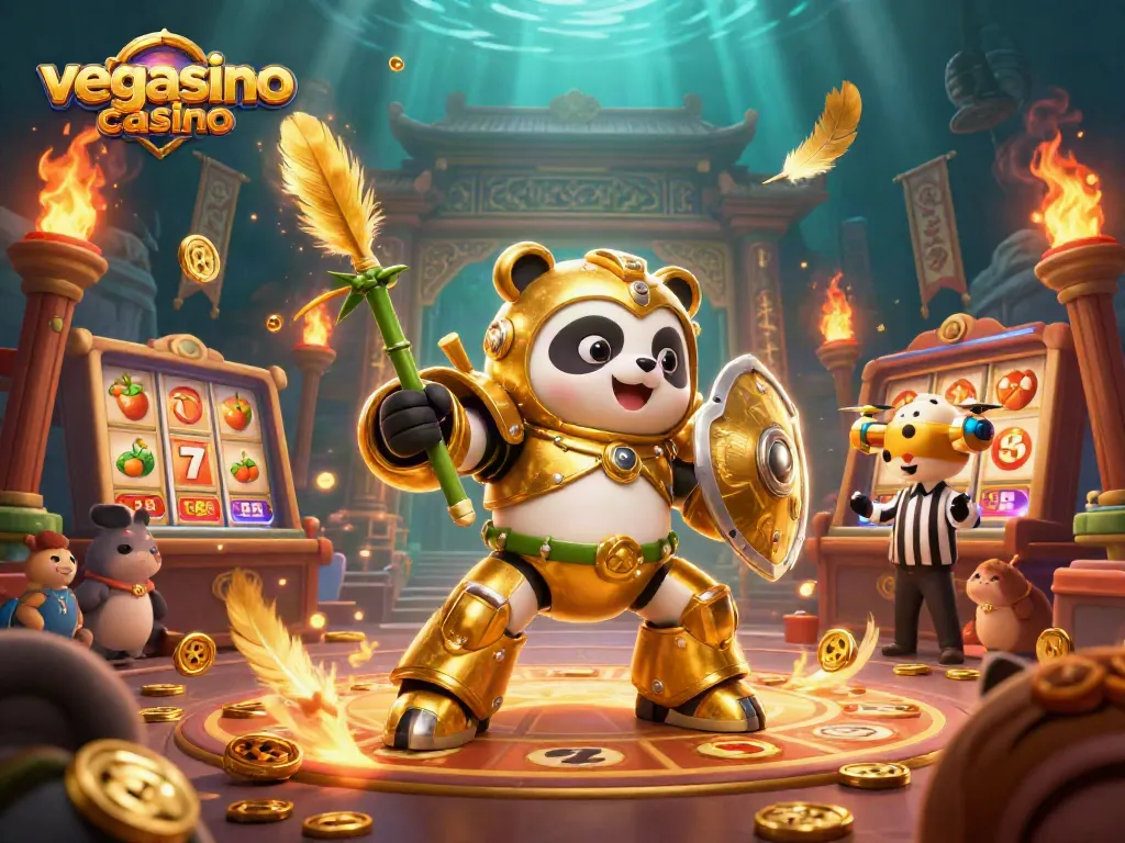 Engage in thrilling gameplay at vegasino casino featuring dynamic scenes with vibrant characters.