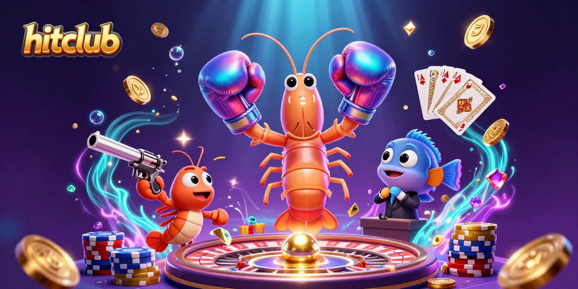 Experience hitclub magic with animated casino critters amidst dazzling casino elements.