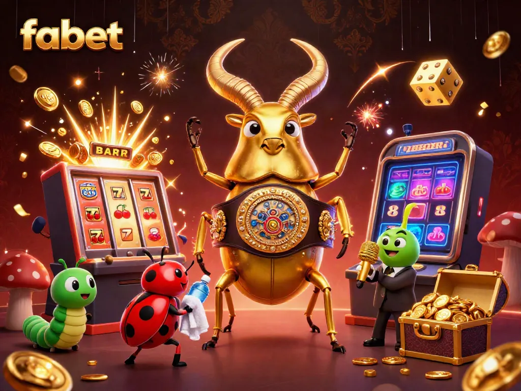 Experience thrilling gameplay at fabet with a dynamic 3D casino scene featuring jackpot excitement.